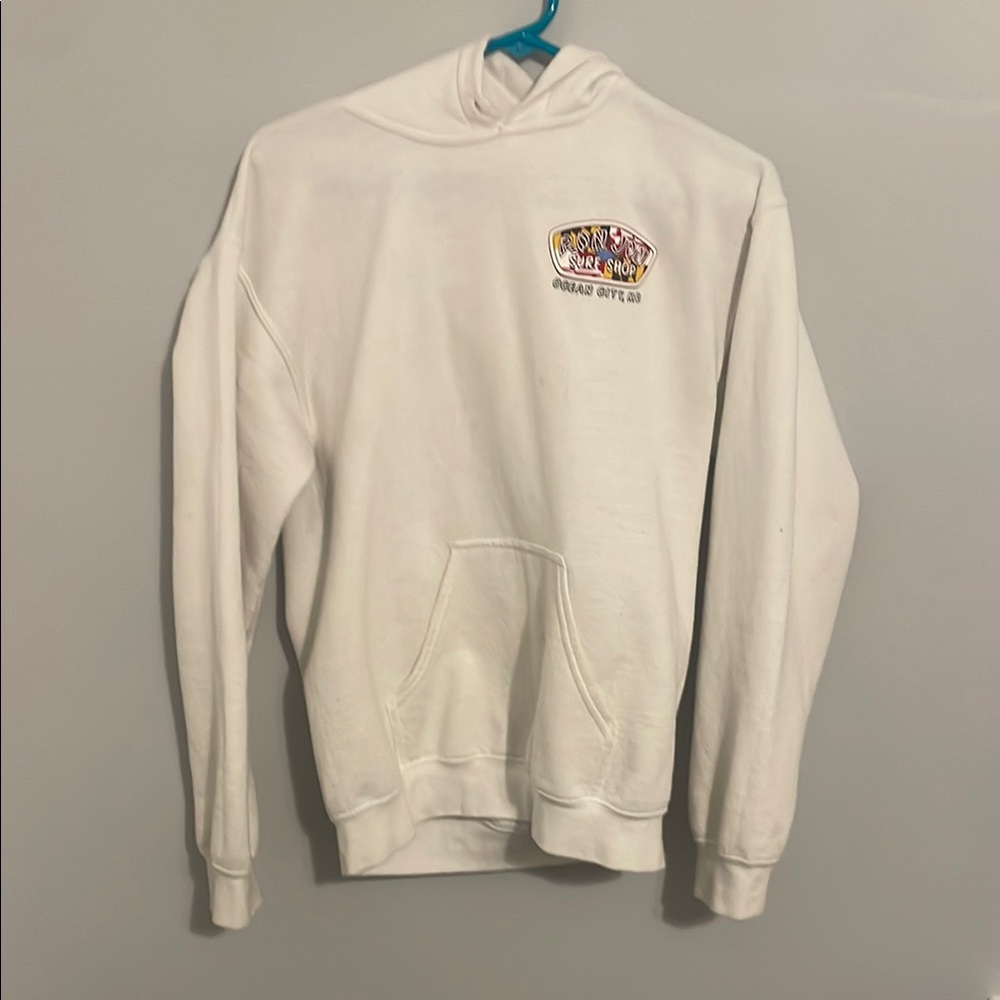 White Santa Cruz Skateboards Men Sweater